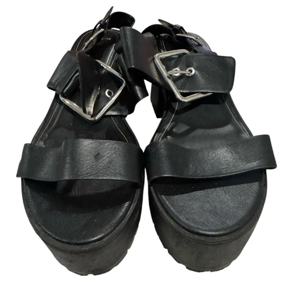 ASOS Black Chunky Platform Sandals